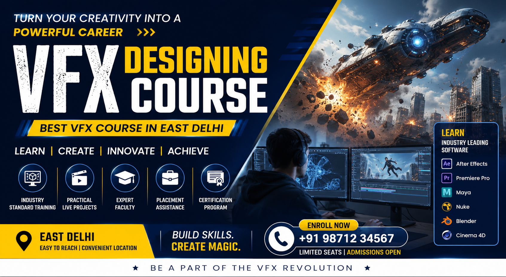 Read more about the article How to Find the Best VFX Course in East Delhi